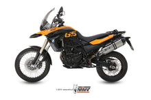 MIVV Slip-on, Speed Edge Stainless Steel, Standard Exhaust For BMW F 650 GS 08-12, F 800 GS 08-17