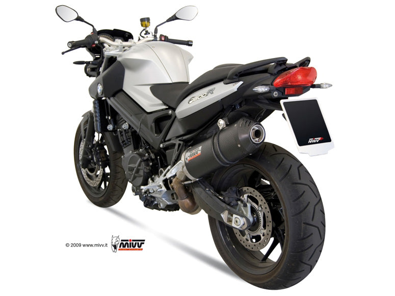 MIVV Slip-on, Oval Carbon, Standard Exhaust For BMW F 800 R / GT 2009-2020