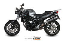 MIVV Slip-on, Speed Edge Black, Standard Exhaust For BMW F 800 R / GT 2009-2020