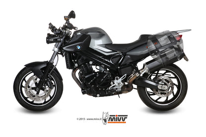 MIVV Slip-on, Speed Edge Black, Standard Exhaust For BMW F 800 R / GT 2009-2020