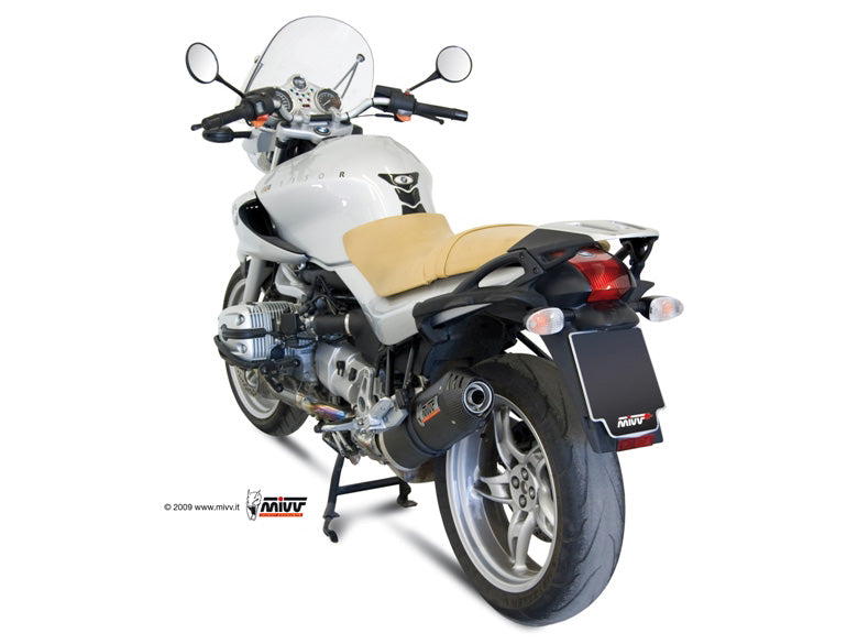 MIVV Slip-on, Oval Carbon, Standard Exhaust For BMW R 1150 R 2000-2006