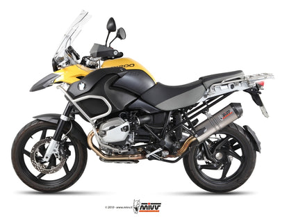 MIVV Slip-on, Oval Titan, Standard Exhaust For BMW R 1200 GS / Adventure 2010-2012