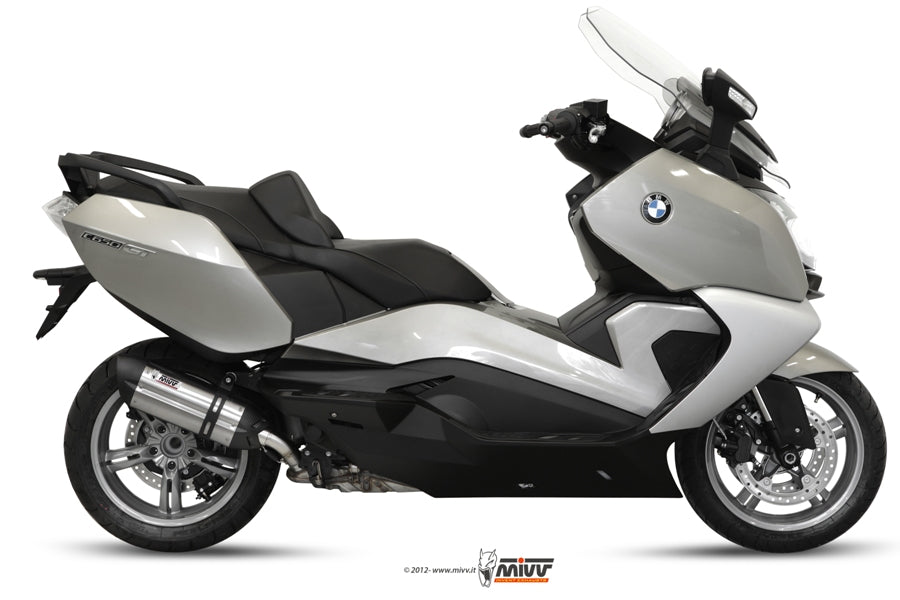 MIVV Slip-on, Suono Stainless Steel, Standard Exhaust For BMW C 600 Sport/C 650 GT 2012-2015