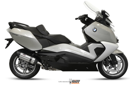 MIVV Slip-on, Suono Stainless Steel, Standard Exhaust For BMW C 600 Sport/C 650 GT 2012-2015