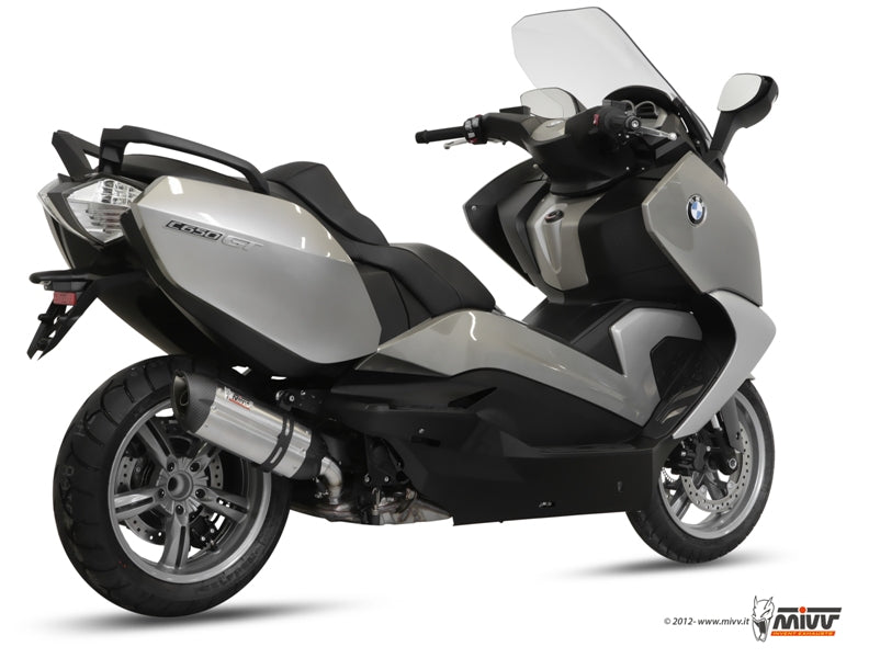 MIVV Slip-on, Suono Stainless Steel, Standard Exhaust For BMW C 600 Sport/C 650 GT 2012-2015