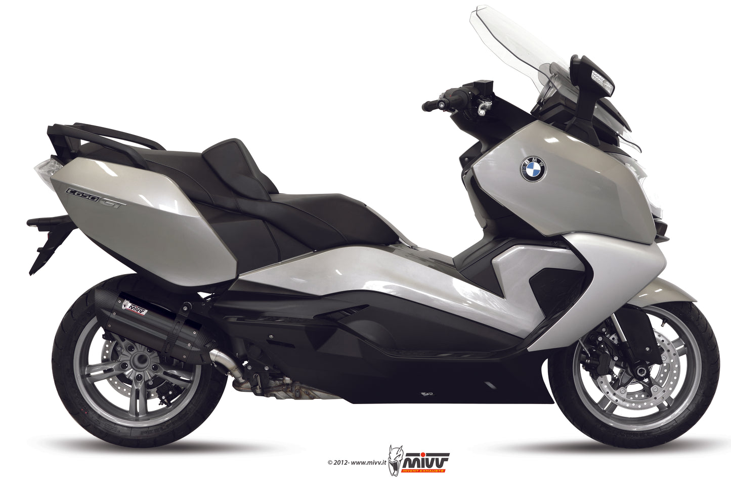 MIVV Slip-on, Suono Black, Standard Exhaust For BMW C 600 Sport/C 650 GT 2012-2015