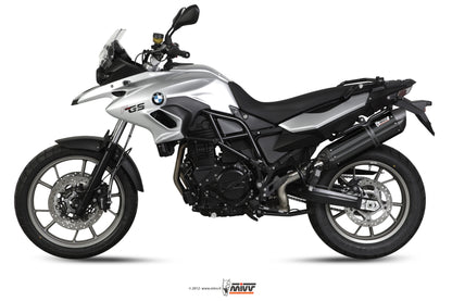 MIVV Slip-on, Suono Black, Standard Exhaust For BMW F 700 GS 2012-2017