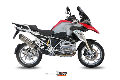 MIVV Slip-on, Suono Stainless Steel, Standard Exhaust For BMW R 1200 GS / Adventure 2013-2018