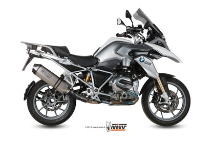 MIVV Slip-on, Speed Edge Titan, Standard Exhaust For BMW R 1200 GS / Adventure 2013-2018