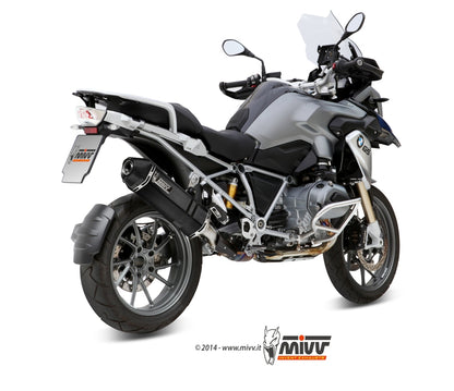 MIVV Slip-on, Speed Edge Black, Standard Exhaust For BMW R 1200 GS / Adventure 2013-2018