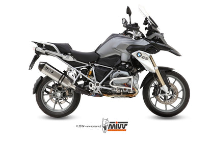 MIVV Slip-on, Speed Edge Stainless Steel, Standard Exhaust For BMW R 1200 GS / Adventure 2013-2018