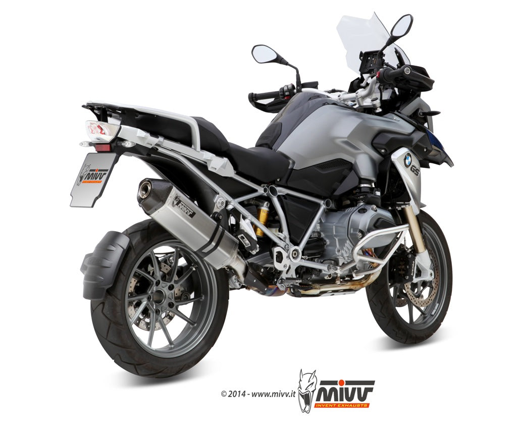 MIVV Slip-on, Speed Edge Stainless Steel, Standard Exhaust For BMW R 1200 GS / Adventure 2013-2018
