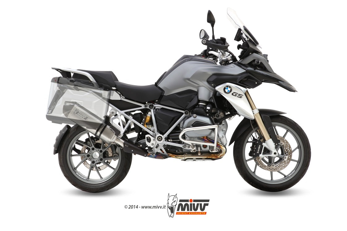MIVV Slip-on, Speed Edge Stainless Steel, Standard Exhaust For BMW R 1200 GS / Adventure 2013-2018
