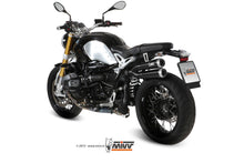 MIVV Slip-on, X-cone Black, Alto/High up Exhaust For BMW R NINE T 2014-2021