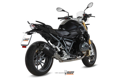 MIVV Slip-on, Speed Edge Black, Standard Exhaust For BMW R 1200 R 1200 R / RS 2015-2018