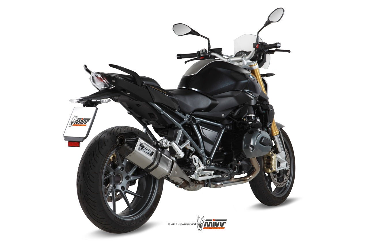 MIVV Slip-on, Speed Edge Stainless Steel, Standard Exhaust For BMW R 1200 R 1200 R / RS 2015-2018