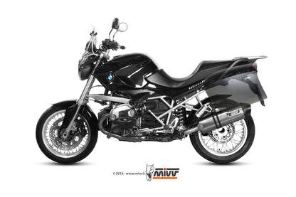 MIVV Slip-on, Speed Edge Stainless Steel, Standard Exhaust For BMW R 1200 R 2011-2014