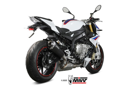 MIVV Slip-on, Delta Race Black, Standard Exhaust For BMW S 1000 R 2017-2020