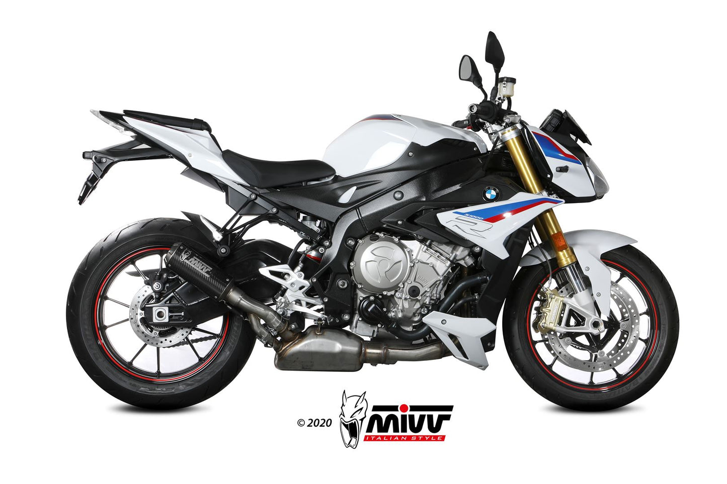 MIVV Slip-on, MK3 Carbon, Standard Exhaust For BMW S 1000 R 2017-2020