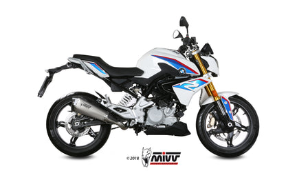 MIVV Full System 1X1, Delta Race Stainless Steel, Standard Exhaust For BMW G310 R 2018-2021