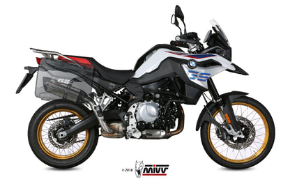MIVV Slip-on, Suono Stainless Steel, Standard Exhaust For BMW F 750 GS / F 850 GS 2018-2021