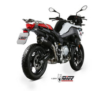 MIVV Slip-on, Delta Race Black, Standard Exhaust For BMW F 750 GS / F 850 GS 2018-2021