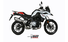 MIVV Slip-on, Delta Race Stainless Steel, Standard Exhaust For BMW F 750 GS / F 850 GS 2018-2021