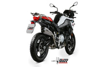 MIVV Slip-on, Delta Race Stainless Steel, Standard Exhaust For BMW F 750 GS / F 850 GS 2018-2021