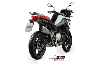 MIVV Slip-on, Delta Race Stainless Steel, Standard Exhaust For BMW F 750 GS / F 850 GS 2018-2021