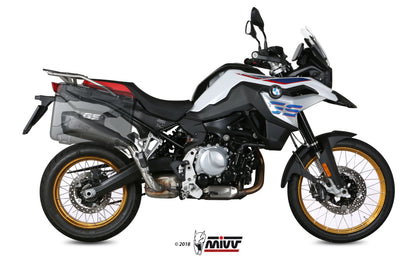 MIVV Slip-on, Delta Race Stainless Steel, Standard Exhaust For BMW F 750 GS / F 850 GS 2018-2021