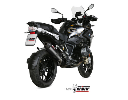 MIVV Slip-on, Oval Carbon, Standard Exhaust For BMW R 1250 GS / Adventure 2019-2021