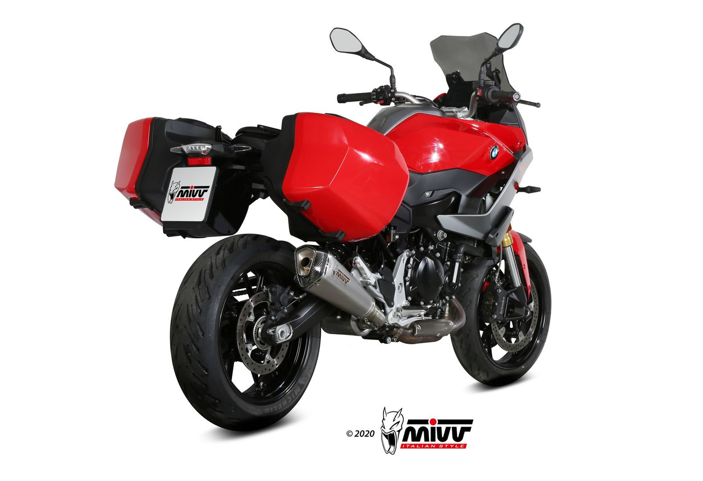 MIVV Slip-on, Delta Race Stainless Steel, Standard Exhaust For BMW F 900 XR 2020-2021
