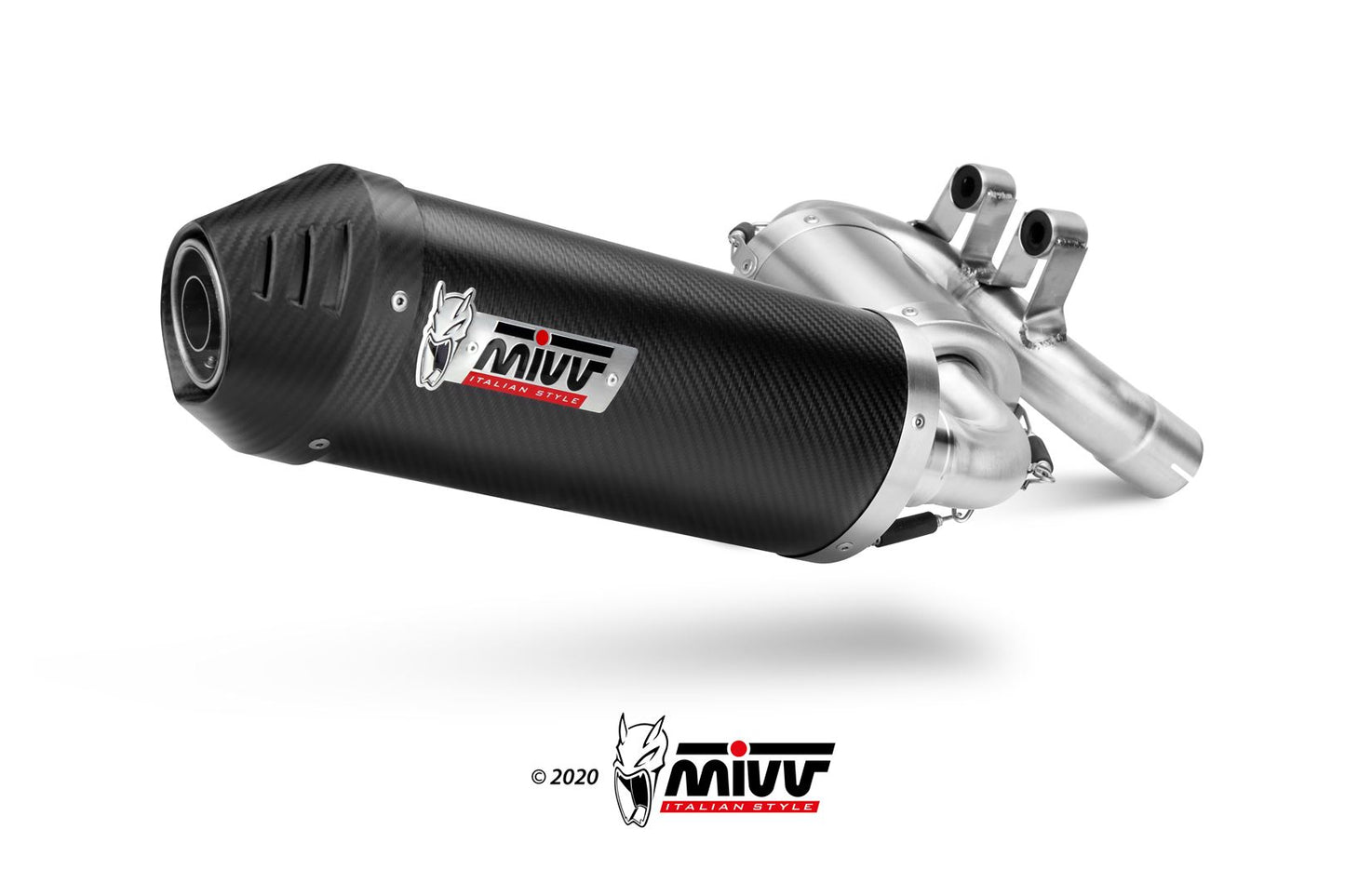 MIVV Slip-on, Oval Carbon, Standard Exhaust For BMW F 900 XR 2020-2021