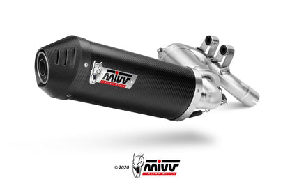 MIVV Slip-on, Oval Carbon, Standard Exhaust For BMW F 900 XR 2020-2021