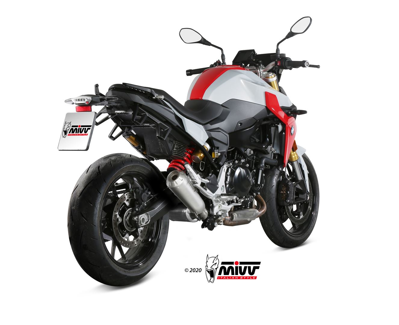 MIVV Slip-on, X-M1 Titan, Standard Exhaust For BMW F 900 R 2020-2021