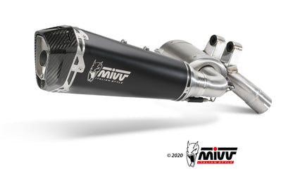 MIVV Slip-on, Delta Race Black, Standard Exhaust For BMW F 900 R 2020-2021