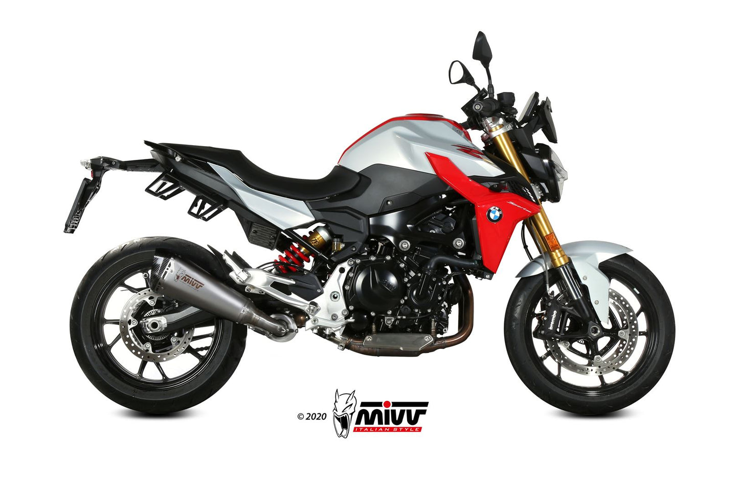 MIVV Slip-on, Delta Race Stainless Steel, Standard Exhaust For BMW F 900 R 2020-2021
