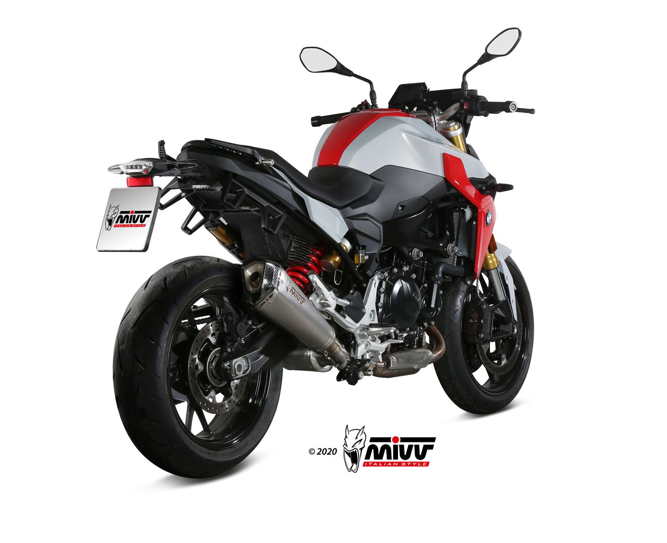 MIVV Slip-on, Delta Race Stainless Steel, Standard Exhaust For BMW F 900 R 2020-2021