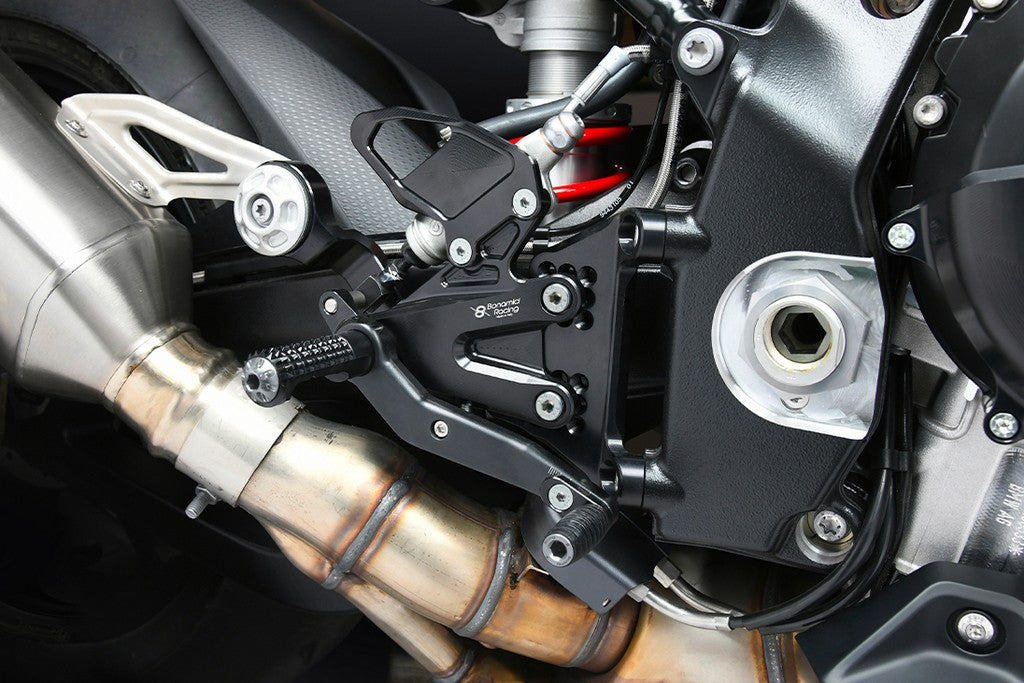 Bonamici Racing Aluminium Rearsets for the BMW S1000R 2021-2023