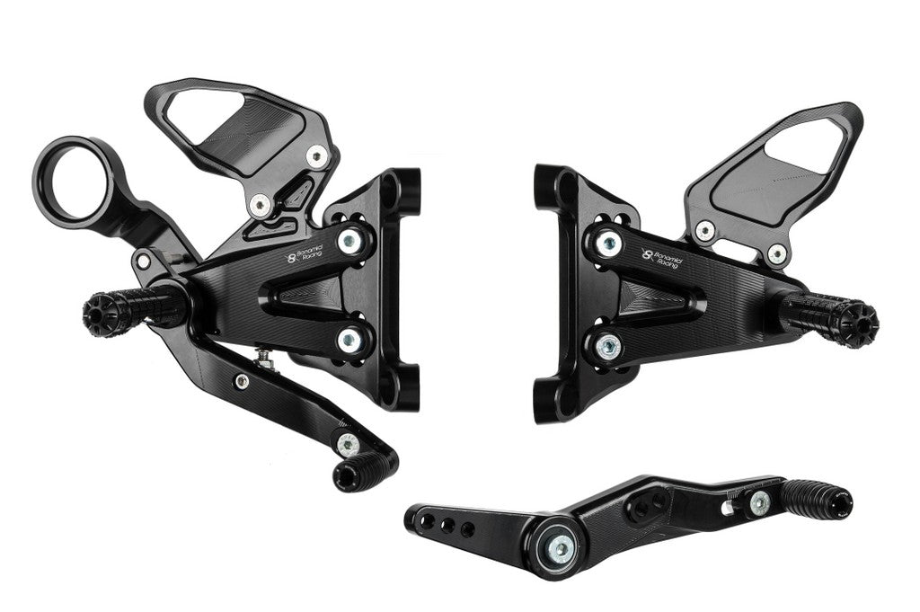 Bonamici Racing Aluminium Rearsets for the BMW S1000R 2021-2023
