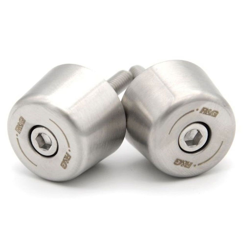 R&G Racing Stainless Bar Ends for the Husqvarna Vitpilen 401/Svartpilen 401 '20-'22 / KTM 390 Adventure '20-'22 / Honda PCX125 '21-'22 ETC