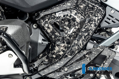 Ilmberger Carbon Triangular Frame Cover, Left BDC for the BMW R 1300 GS 2023