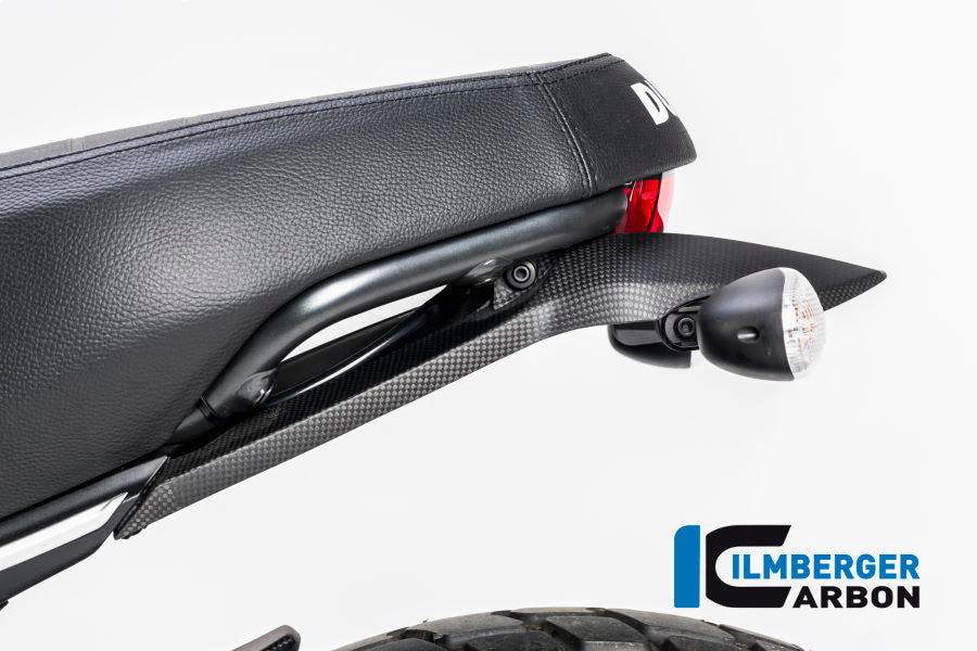 Ilmberger Carbon Holder Turn Signals Rear for the Ducati Scrambler Icon '14-25 / Scrambler Sixty2 '16-23 / Scrambler Classic '14-20 ETC