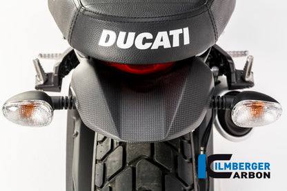 Ilmberger Carbon Holder Turn Signals Rear for the Ducati Scrambler Icon '14-25 / Scrambler Sixty2 '16-23 / Scrambler Classic '14-20 ETC