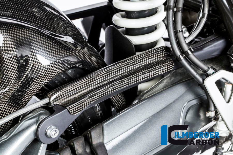 Ilmberger Carbon Brake Pipe Cover, Carbon for the BMW R 1200 GS '04-12, HP 2 Megamoto '08-13, HP 2 Sport '08-12, R 1200 S '06-08, R 1200 R '07-14, R Nin T/Racer '14-17, R Nine T Scrambler/Urban GS 2016