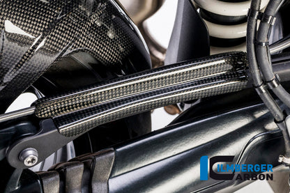 Ilmberger Carbon Brake Pipe Cover, Carbon for the BMW R 1200 GS '04-12, HP 2 Megamoto '08-13, HP 2 Sport '08-12, R 1200 S '06-08, R 1200 R '07-14, R Nin T/Racer '14-17, R Nine T Scrambler/Urban GS 2016
