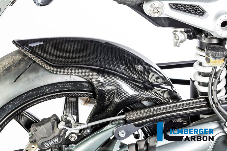 Ilmberger Carbon Brake Pipe Cover, Carbon for the BMW R 1200 GS '04-12, HP 2 Megamoto '08-13, HP 2 Sport '08-12, R 1200 S '06-08, R 1200 R '07-14, R Nin T/Racer '14-17, R Nine T Scrambler/Urban GS 2016