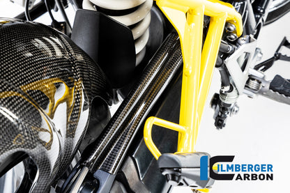Ilmberger Carbon Brake Pipe Cover, Carbon for the BMW R 1200 GS '04-12, HP 2 Megamoto '08-13, HP 2 Sport '08-12, R 1200 S '06-08, R 1200 R '07-14, R Nin T/Racer '14-17, R Nine T Scrambler/Urban GS 2016