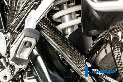 Ilmberger Carbon Brake-pipe Cover, Carbon for the BMW R 1200 GS '13-17, R 1200 RS '15-24, R 1200 GS Adventure 2014