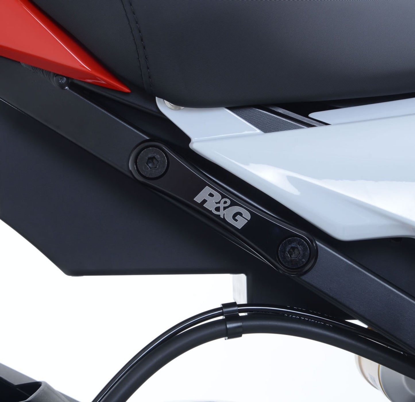 R&G Racing Rear Footrest Blanking Plate (Single) for the BMW HP4 '13-'15 S1000RR '10-'18 & S1000R '14-'20